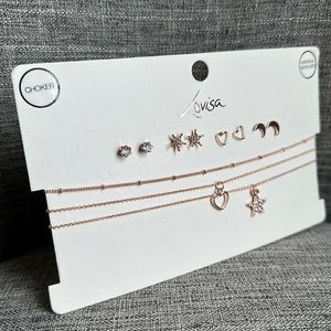 Rose Gold Jewelry Set